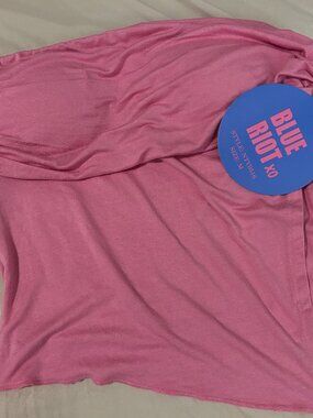 Blue Riot XO Pink Strapless Tube Top Size M NWT